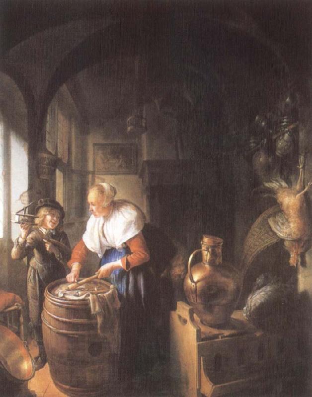 Gerrit Dou The Mousetrap oil painting image